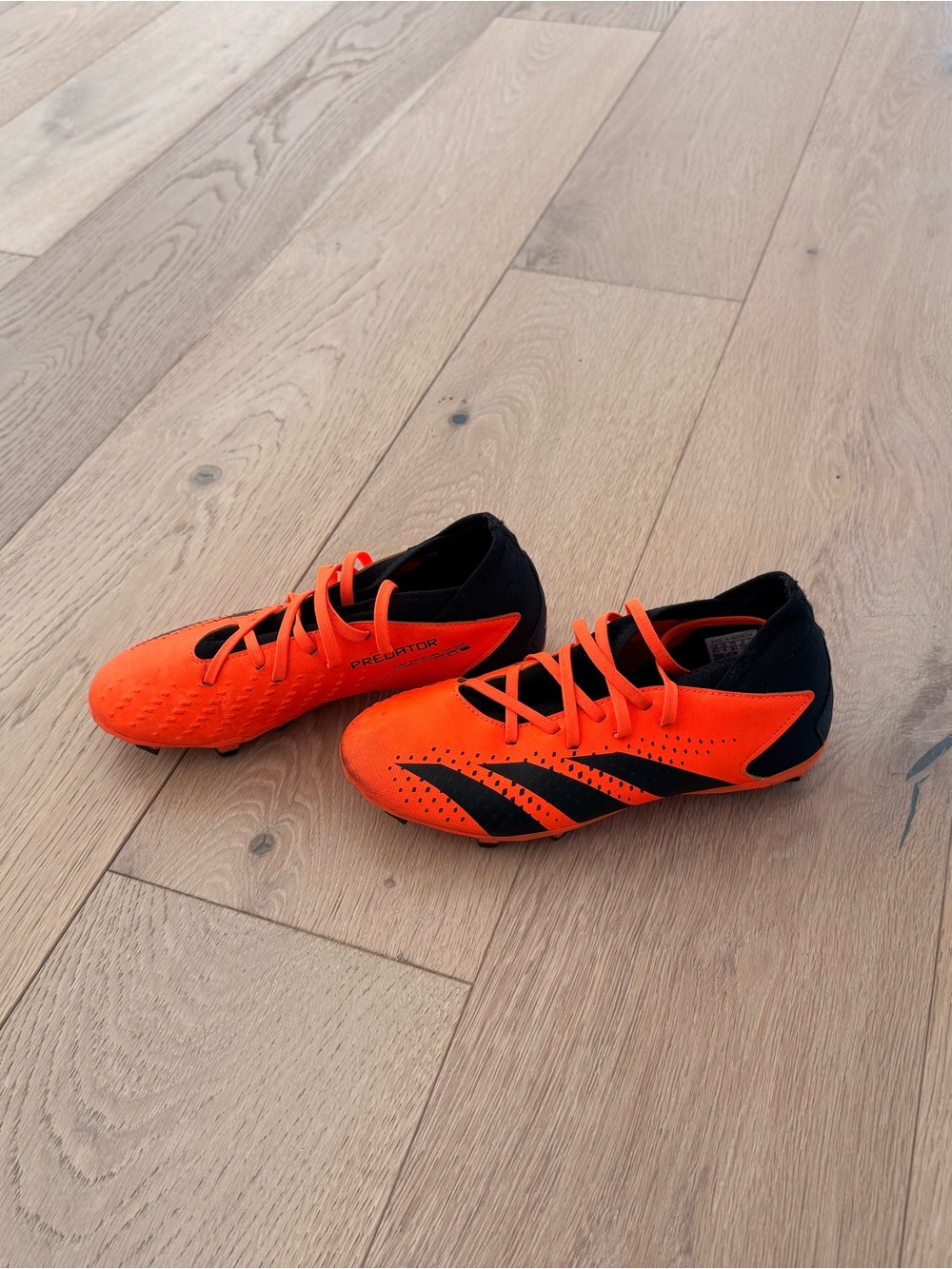 adidas Kids Predator Soccer Cleats Orange and Black